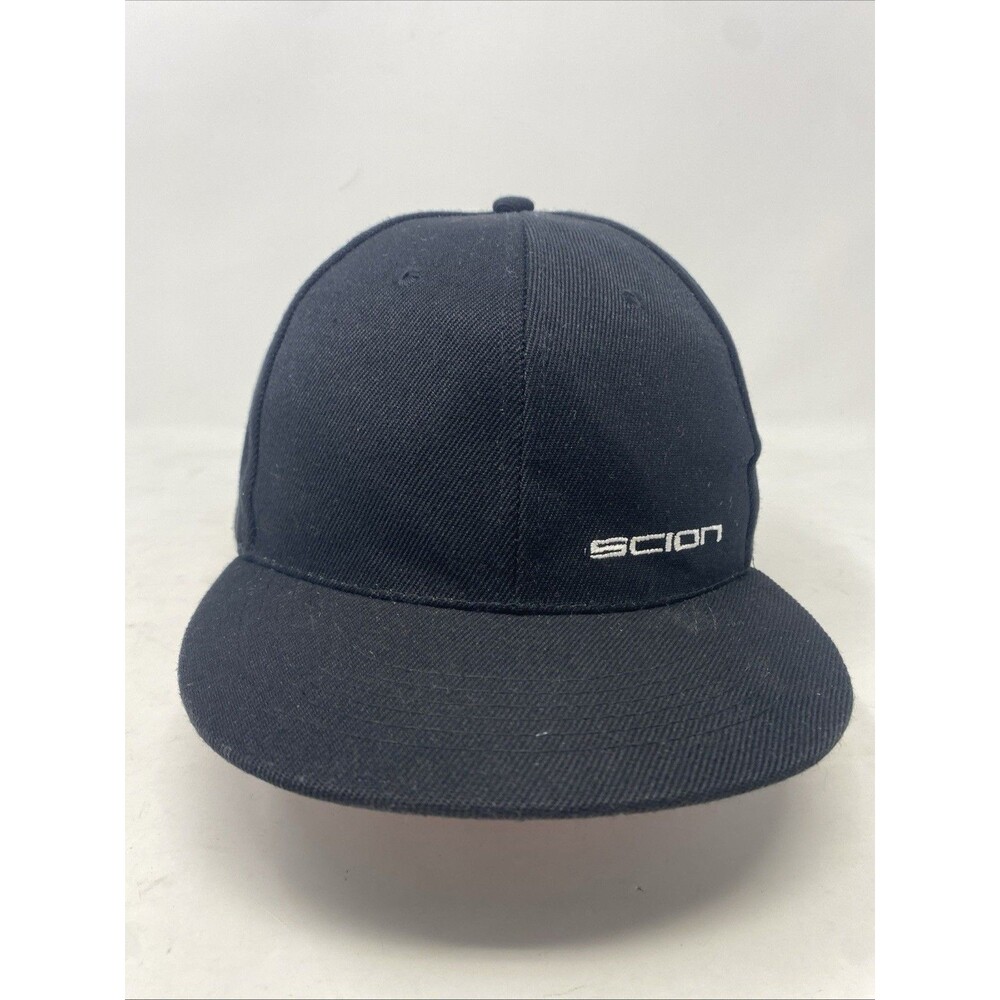 Scion Toyota Hat Black Stitched Snapback Baseball Cap Adult Size One Size